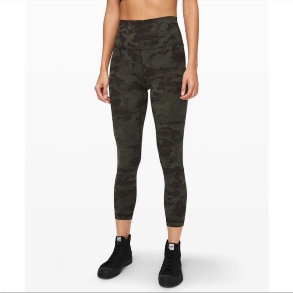 Lululemon Align Pant II Incognito Camo Gator Green Legging - Picture 3 of 3